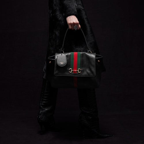 Gucci “Paparazzo” Medium Top Handle Bag