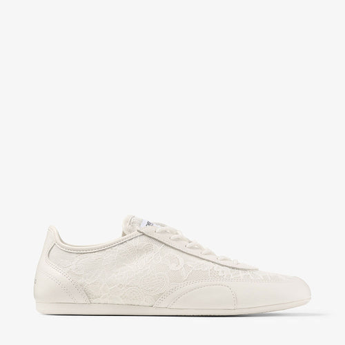 Jimmy Choo “Lumière Dentelle” Lace Low Top Trainers