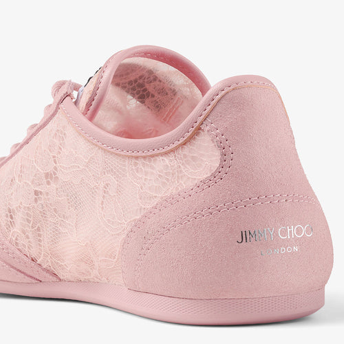 Jimmy Choo “Lumière Dentelle” Lace Low Top Trainers