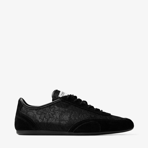 Jimmy Choo “Lumière Dentelle” Lace Low Top Trainers