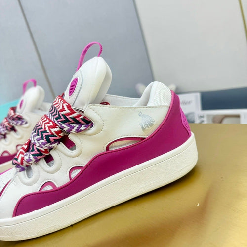 Leather Curb Sneakers