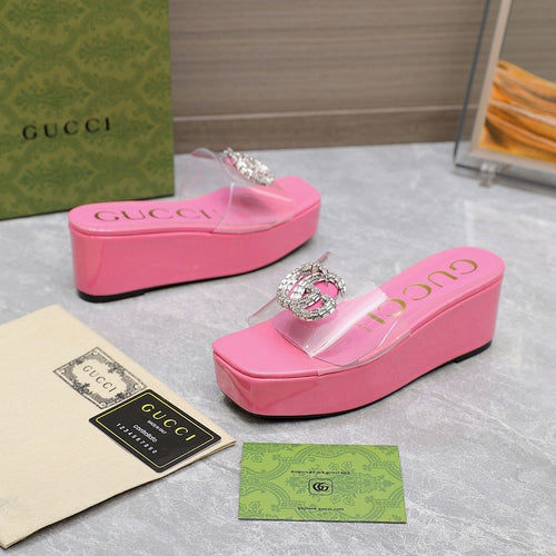 GG Wedge Sandals