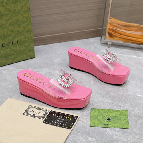 GG Wedge Sandals