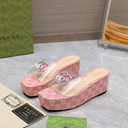 GG Wedge Sandals