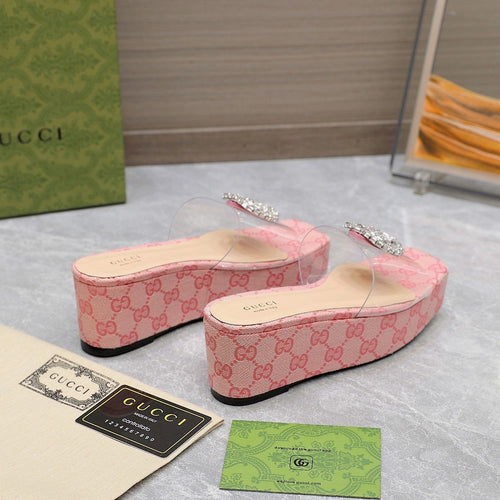 GG Wedge Sandals