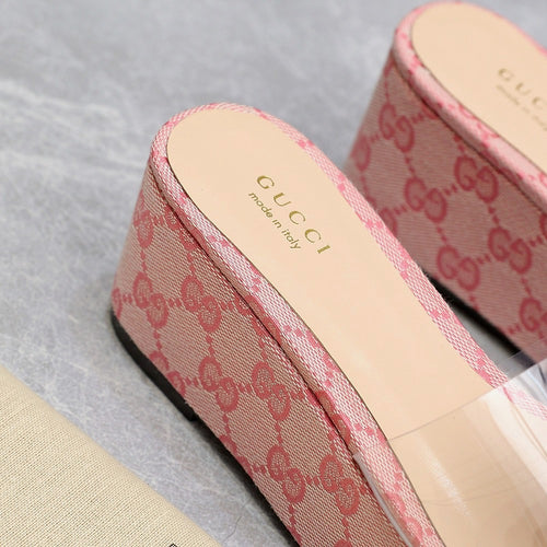GG Wedge Sandals