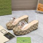 GG Wedge Sandals
