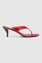 Gucci Rosso Sculpt Thong Heels