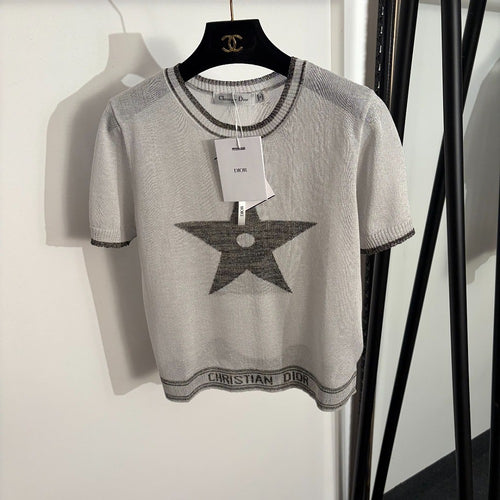 Dior Étoile Lurex Knit Top