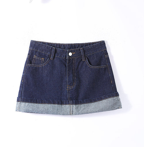 'Jalori' Denim Skirt Set