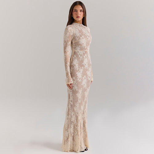 'Veda' Laced Maxi Dress