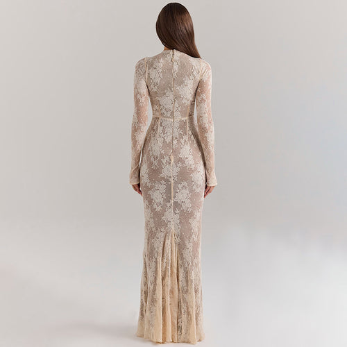 'Veda' Laced Maxi Dress