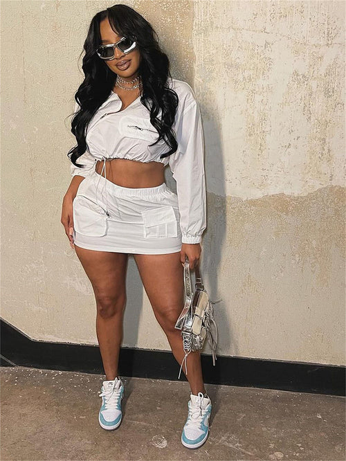 'Isolde' Cargo Skirt Set