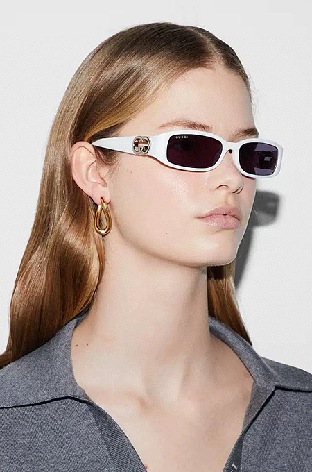 GG Oval Framed Glasses
