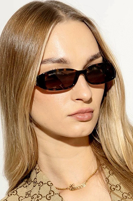 GG Oval Framed Glasses