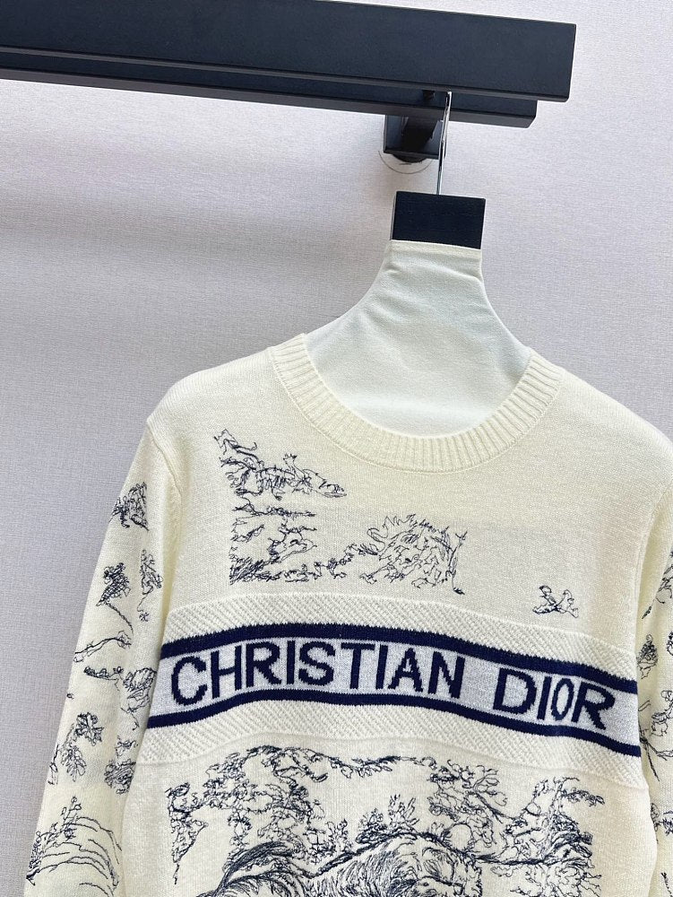Dior “Alphabet de Toile” Embroidered Knit Vest – LUXE LIVING FASHIONS