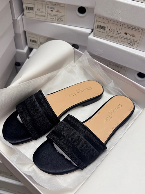 Velvet Dior Slides