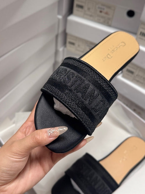 Velvet Dior Slides