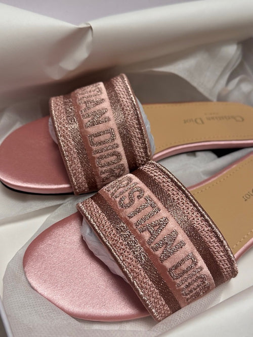 Velvet Dior Slides