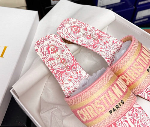 Dior Embroidered Sandals