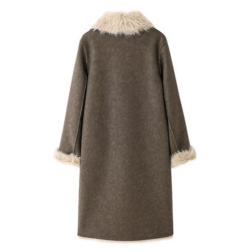 Palais de Neige — Faux Shearling Long Coat