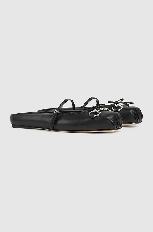 Gucci Horsebit Leather Ballet Flats – Black Eleganza Edition