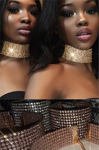 Crystalized Choker Necklace