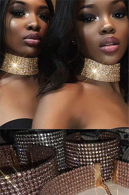 Crystalized Choker Necklace