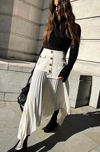 'Satomi' Pleaded Skirt