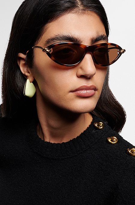 Veneta Cateye Frame Sunglasse