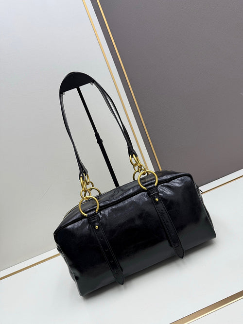 Prada Functional Calfskin Leather Shoulder Bag
