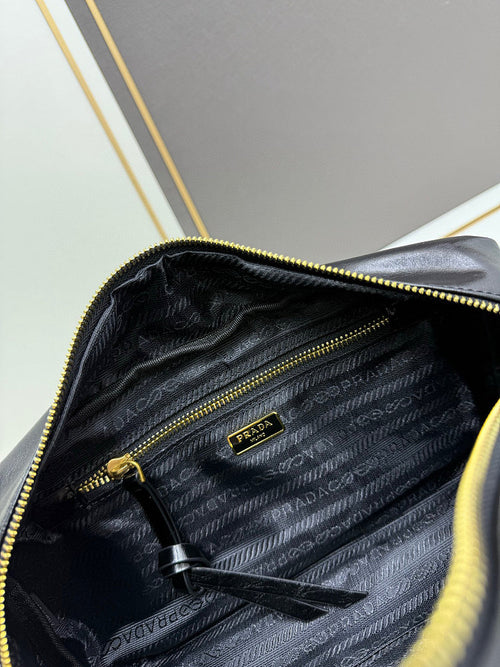 Prada Functional Calfskin Leather Shoulder Bag