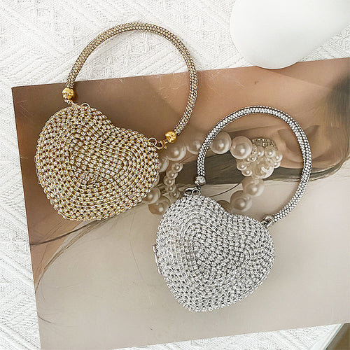 'Levani' Crystal Heart Bag