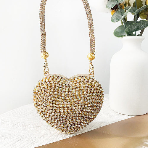 'Imara' Crystal Heart Bag