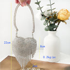 'Yuna' Crystal Heart Bag