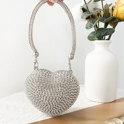 'Imara' Crystal Heart Bag