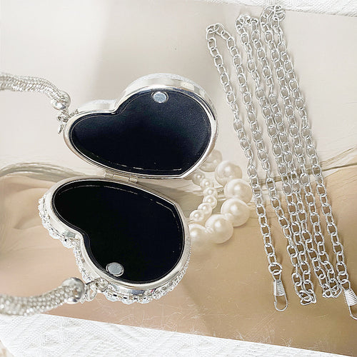 'Imara' Crystal Heart Bag