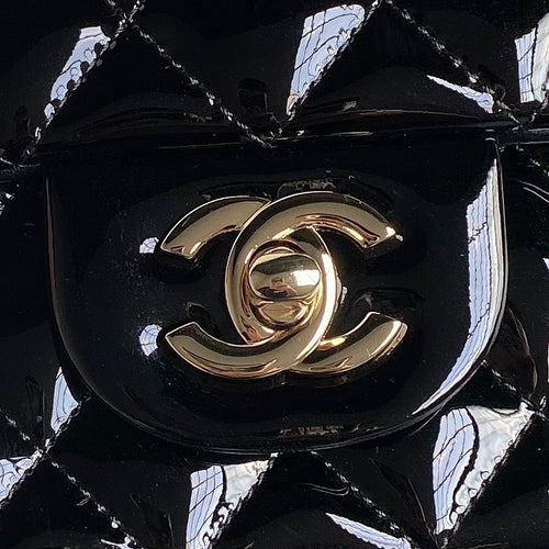 Chanel Patent Classic Handbag