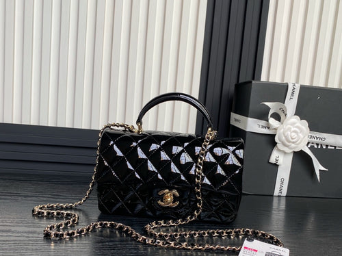 Chanel Patent Classic Handbag