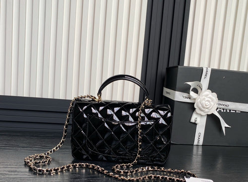 Chanel Patent Classic Handbag
