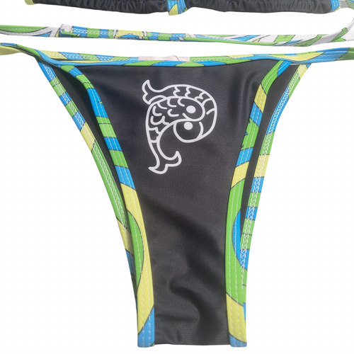 Pucci Signature Print Triangle Bikini Set