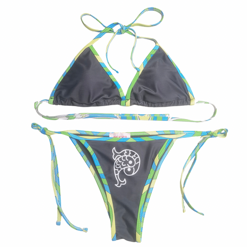 Pucci Signature Print Triangle Bikini Set