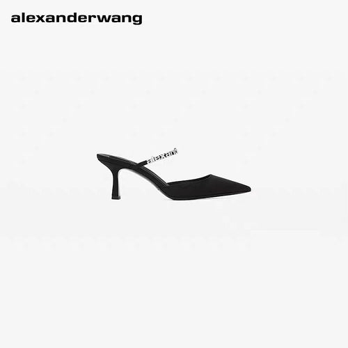“Alexander Wang” Logo Strap Heels