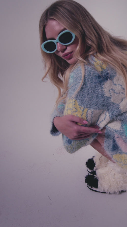 Chanel Jardin d’Hiver Bouclé Floral Knit Set