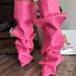 ‘Vulgar Behavior’ Knee Heel Boot