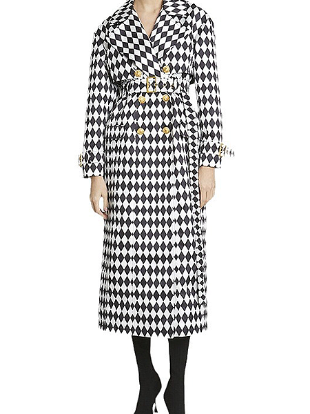 ‘Diamond Noir’ Trench Jacket