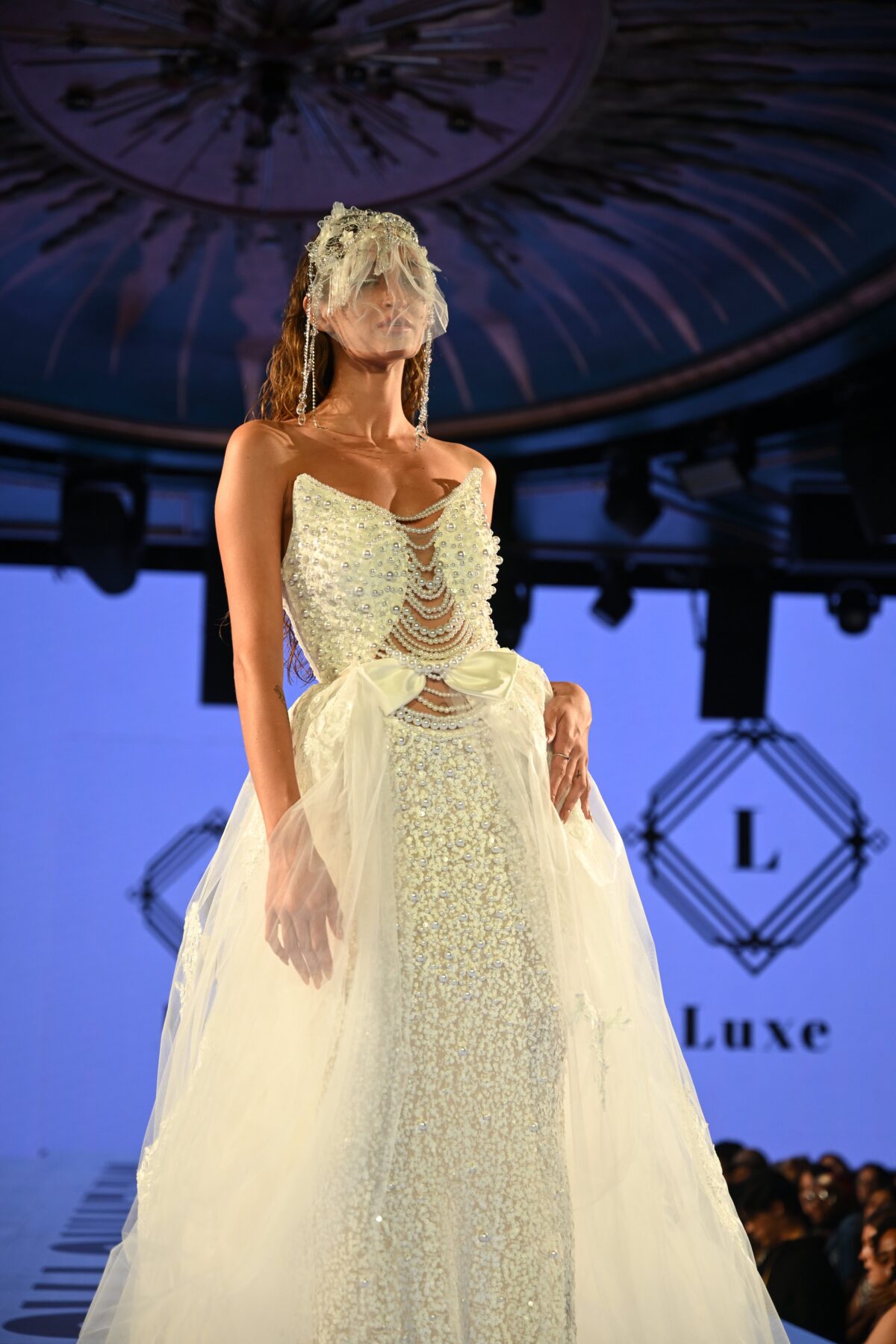Lustre d’Ivoire” Crystal-Encrusted Bridal Gown - Image 3