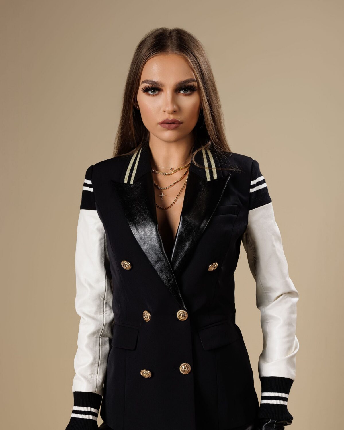 ‘Bizee Bee’ Varsity Blazer - Image 3