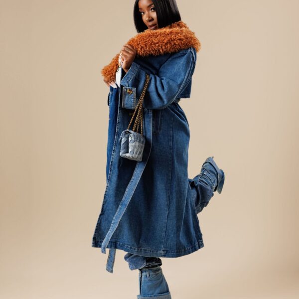 ‘Ravina’ Denim Coat