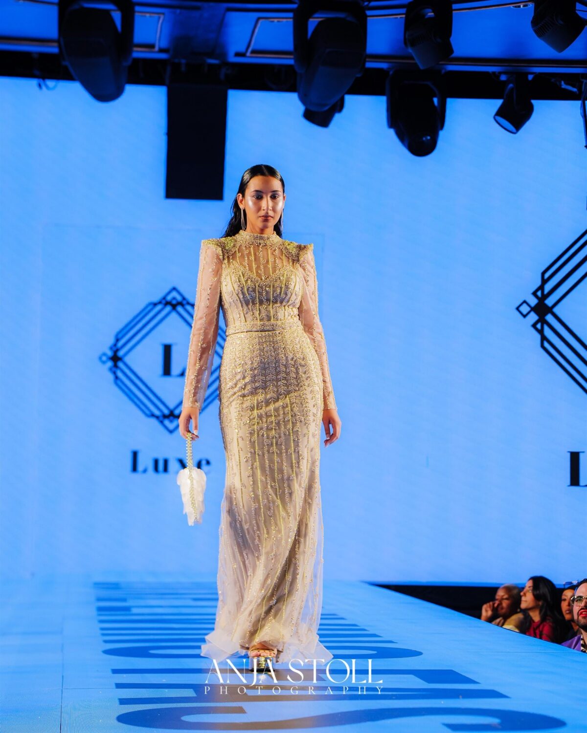 “Majesté d’Or” Imperial Beaded Illusion Gown - Image 4